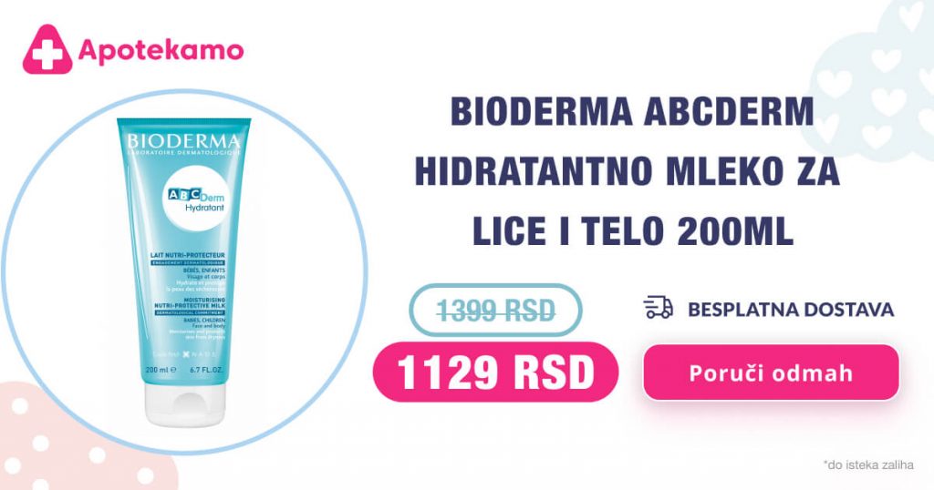 Bioderma Hidratantno mleko ABCDerm