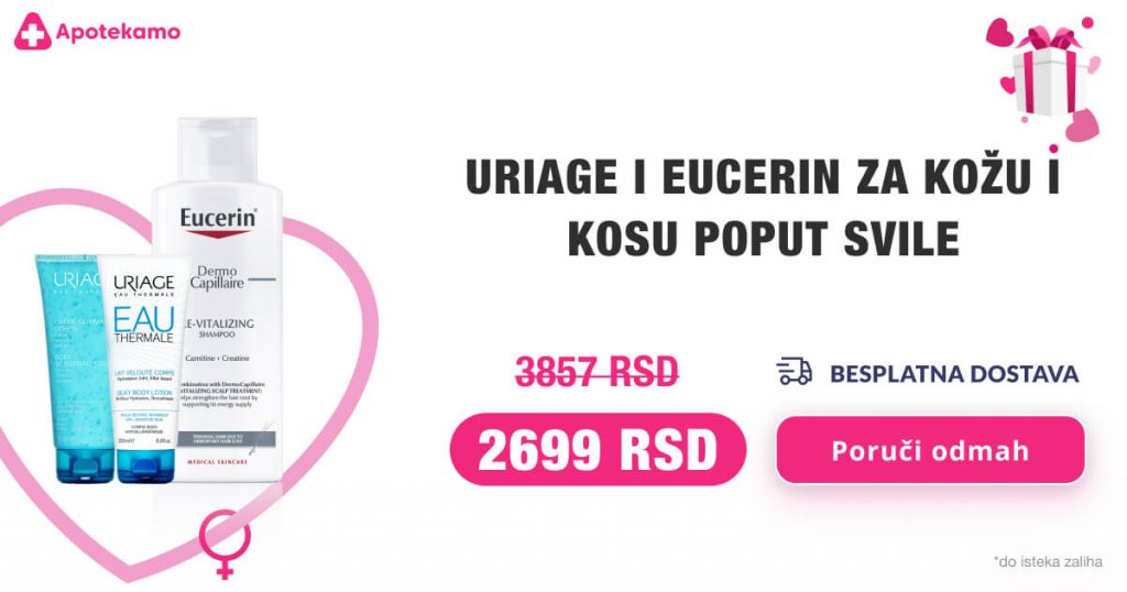 Uriage i Eucerin za kožu i kosu poput svile