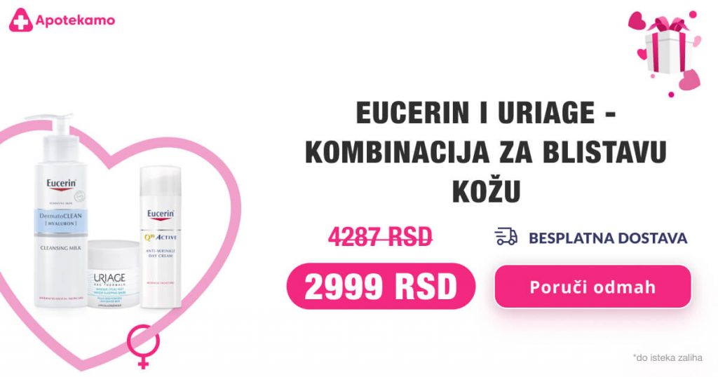 Eucerin i Uriage kombinacija za blistavu kožu