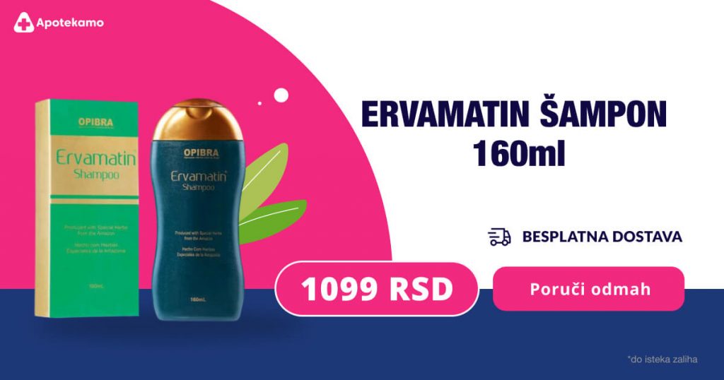 Ervamatin šampon 160ml