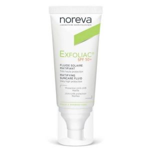 NOREVA Exfoliac Matirajući fluid za zaštitu od sunca SPF 50 40 ml