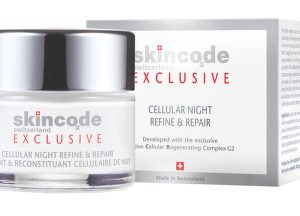 Skincode Exclusive cellular noćna krema za prefinjen i obnovljen izgled kože 50 ml